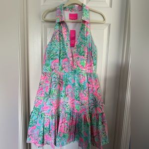 Trisha stretch shirt dress- Lilly Pulitzer- NWT size 16